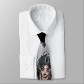 Black Misery Angel Stropdas (Gebonden)