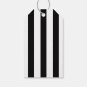 Black Mod Minimalist Script Afstuderen Gift Label Cadeaulabel (Achterkant)