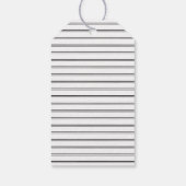 Black Modern minimalist Floral Bouquet Wedding Cadeaulabel (Achterkant)