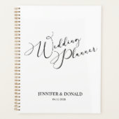 Black Modern Simple Ajouter Wedding planner photo (Devant)