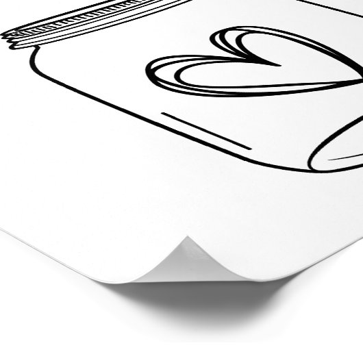 Black Modern Simple Script Baby Parenting Tip Poster (Hoek)