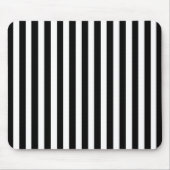 Black Modern Stripe Muismat (Voorkant)