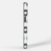 Black Modern Sunbursts Case-Mate iPhone Case (Achterkant / Rechts)