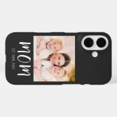 Black Mom Established Script Photo Case-Mate Case-Mate iPhone Case (Achterkant (horizontaal))