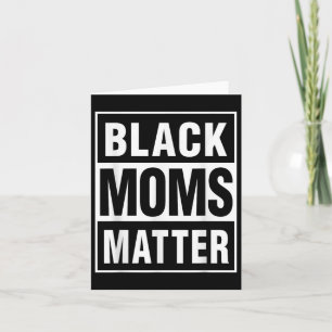 Black Moms Afro-Amerikaanse Moederdag Kaart