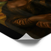 Black Mona Lisa Afro African Melanin Black History Poster (Hoek)