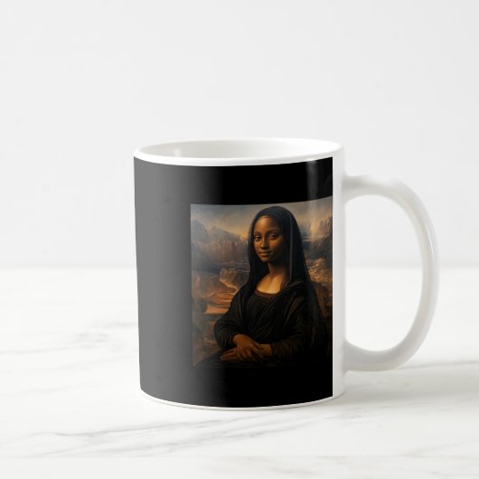 Black Mona Lisa Black Geschiedenis Maand Juneteent Koffiemok (Rechts)