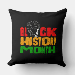 Black Moon Day Groet Typografie Kussen