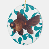 Black Moor Goldfish Ornament (Links)