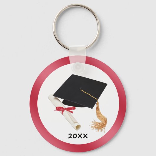 Black Mortar en Diploma Sleutelhanger (Voorkant)