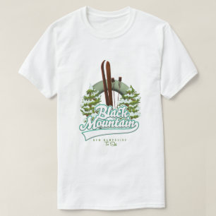 Black Mountain New Hampshire Ski logo. T-shirt