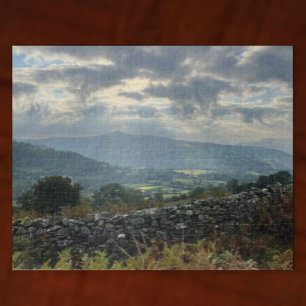 Black Mountains, Brecon Beacons, Wales Platteland Legpuzzel