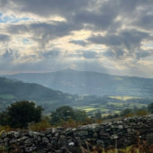 Black Mountains, Brecon Beacons, Wales Platteland Legpuzzel