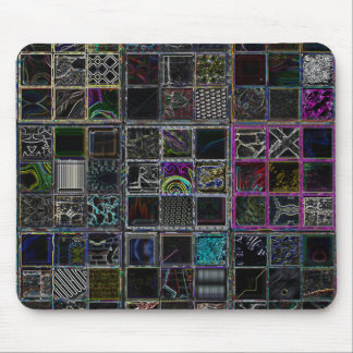 Black Mouspad met kleurrijke ingang Muismat