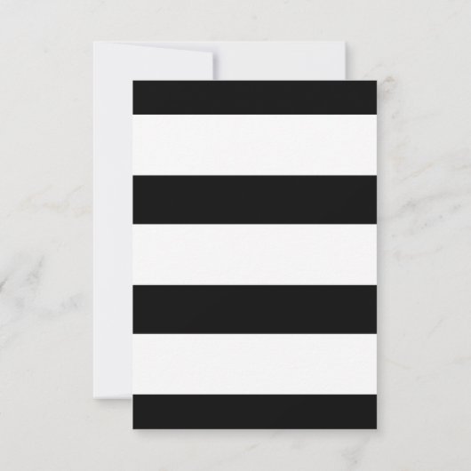 Black Mr. en Mrs Elegant Script Wedding RSVP (Achterkant)