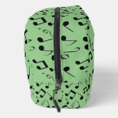 Black Musical Notes Design Kit Dopp Sac (Droite)
