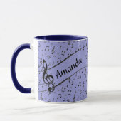 Black Musical personalized Coffee Mok (Links)