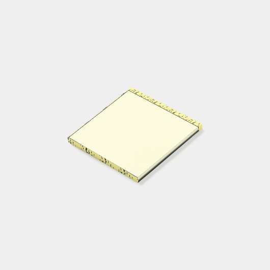 Black Musical Post-it® Notes (Schuin)