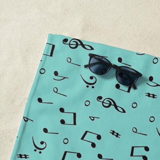 Black Musical Strandlaken (In situ)