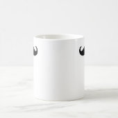 Black Mustache Humor voor Dads Koffiemok (Center)