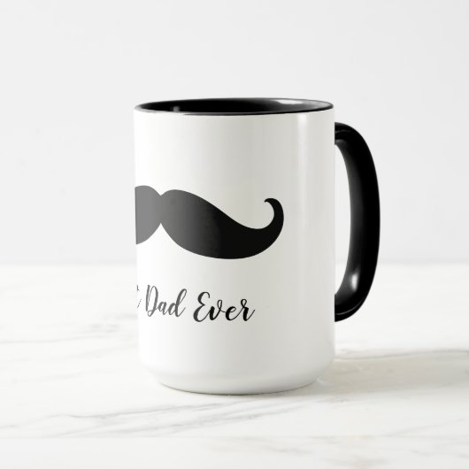 Black Mustache Mok (Voorkant rechts)