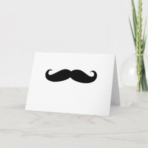Black Mustache of Black Mustache voor vun Gifts Kaart