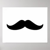 Black Mustache Poster (Voorkant)
