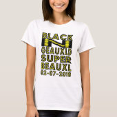 BLACK N GEAUXLD NEW ORLEANS T-SHIRT (Voorkant)