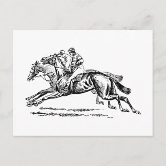 BLACK n WHITE DERBY INVITATION Briefkaart