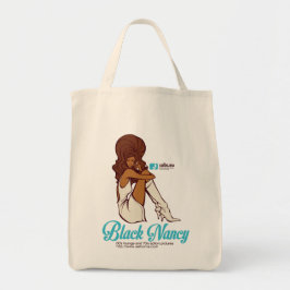 BLACK NANCY TOTE BAG