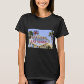 Black Nevada Las Vegas Welkom T-shirt (Voorkant)