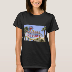 Black Nevada Las Vegas Welkom T-shirt