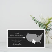 Black New State, nieuw adres! Texas verplaatsen (Staand voorkant)