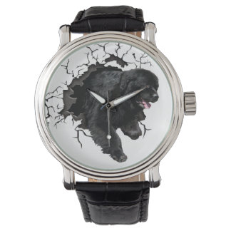 Black Newfoundland horloge