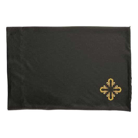 Black Night Reversible Kussensloop (Voorkant)