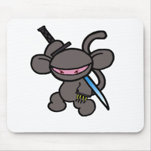 Black Ninja Claw-No Words Muismat