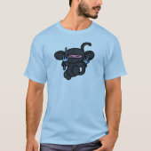 Black Ninja met Sai-No Words T-shirt (Voorkant)