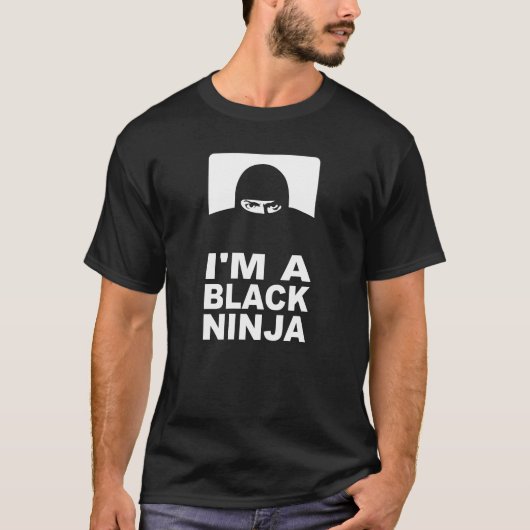 Black Ninja T-shirt (Voorkant)