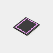 Black Notes with Squiggly Pink Frame  (Schuin)