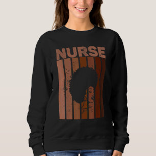 Black Nurse Afro Melanin Black History Afrikaanse Trui