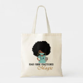Black Nurse Practitioner Magic Nurse Women 2021 Tote Bag (Achterkant)