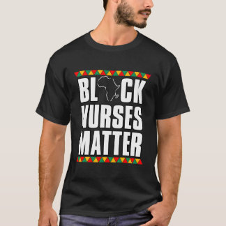 Black Nurse Worth Equality Gift voor Afro-Amerika T-shirt