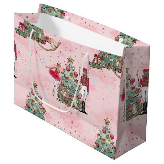 Black Nutcracker Ballet de Noël sac (Devant Angle)