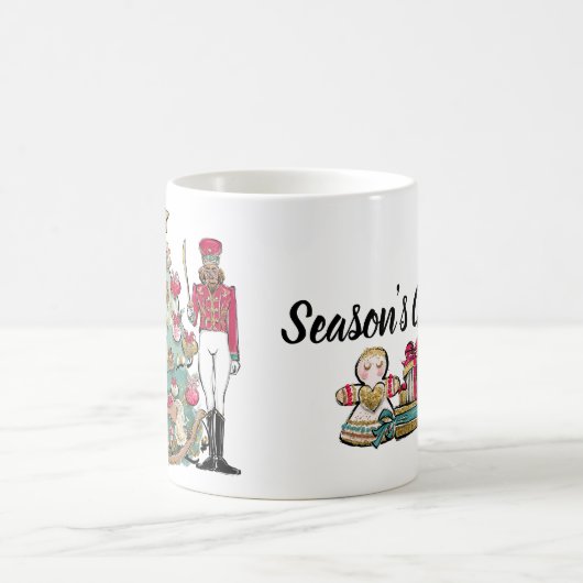 Black Nutcracker Ballet kerstmis Mok (Center)