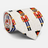 Black Nutcracker-kerstStropdas Stropdas (Opgerold)