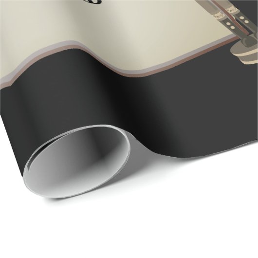 Black Nutkraker to pap kerstpapier Cadeaupapier (Rol Hoek)