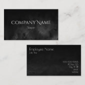 Black Ombre Waterverf Visitekaartje (Voorkant / Achterkant)