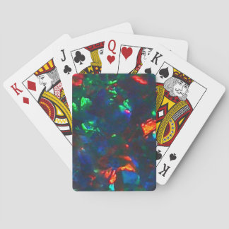 Black Opal Fire Red Green-speelkaarten Speelkaarten