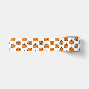 Black Orange Ghost Pumpkin Halloween Lint