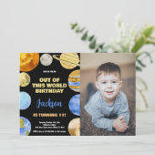 Black Orange Photo Espace Extérieur Invitation Ann (Debout devant)